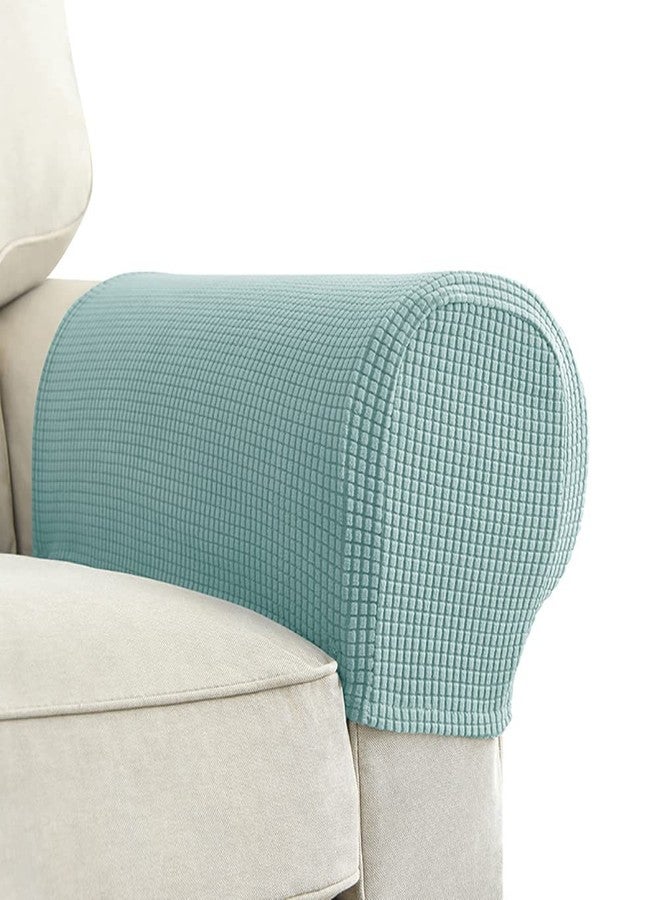 Chaexii Premium Polyester Sofa Arm Cover, Scratch Resistant Protector Covers,Elastic Armrest Covers for Square/Curved/Sloping Couch Armrests, 2Pcs - Image 1